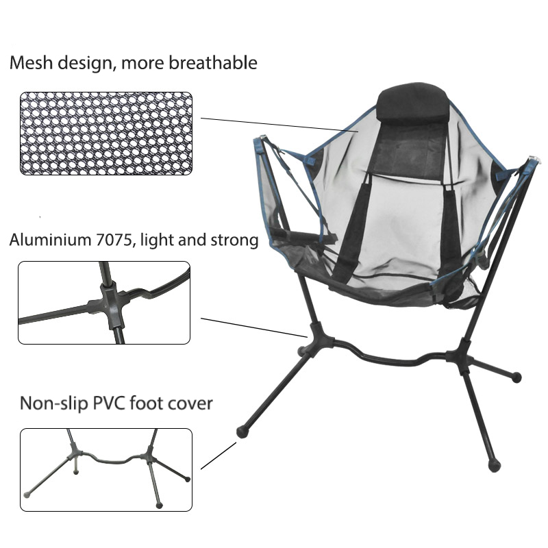 Outdoor Travel Chair Foldable  - огляд і ціна Outdoor Camping Rocking Chair