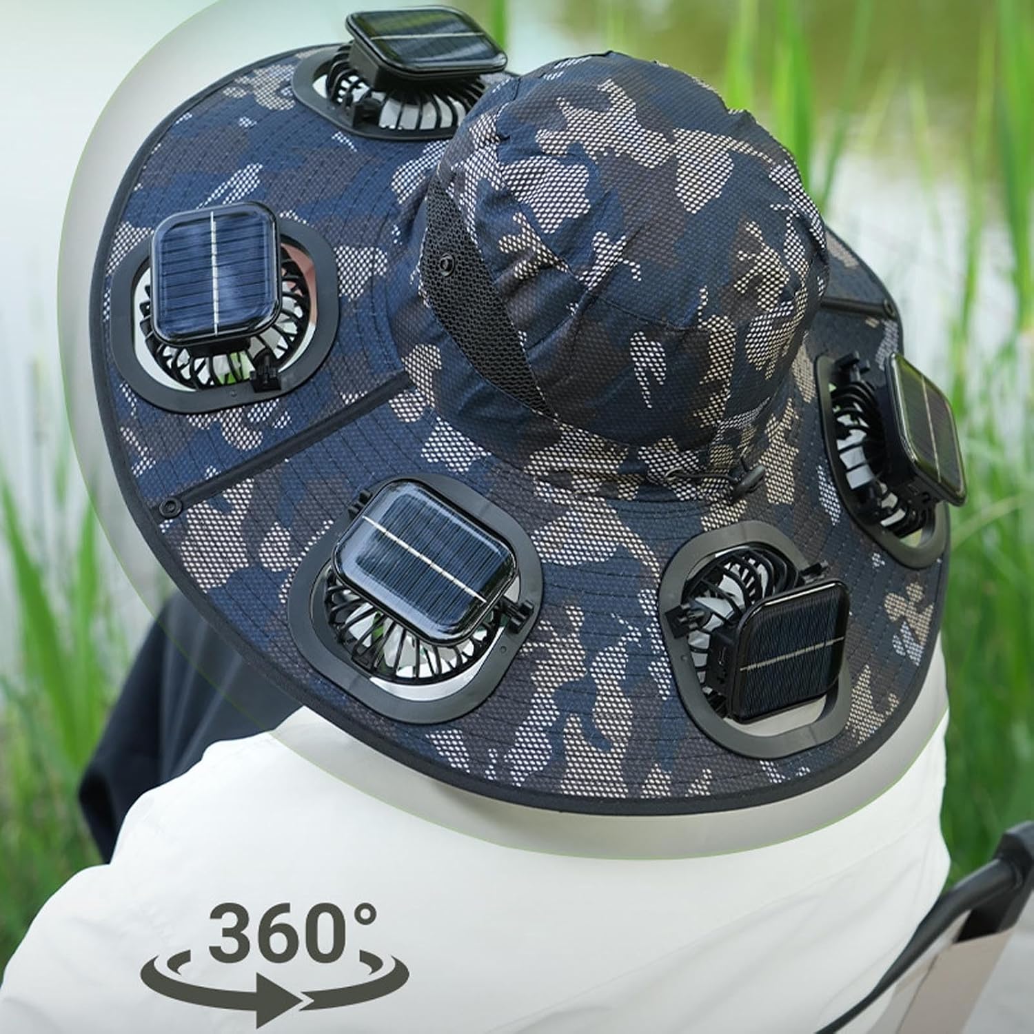 2026 Hot Summer 6 Fans Visor C - огляд і ціна Outdoor Camping Hat