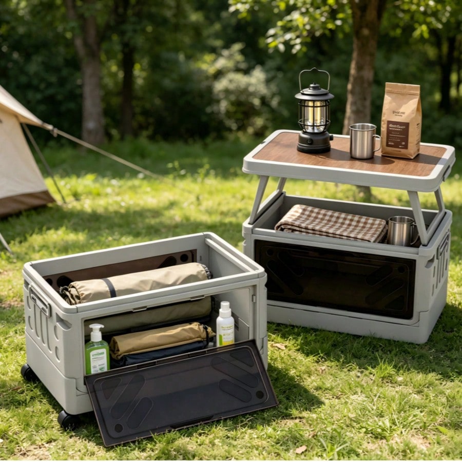 Multi-Functional Outdoor Campi - огляд і ціна Outdoor Camping Table With Storage