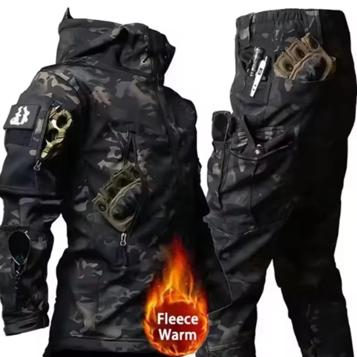Men's Autumn and Winter Jacket - огляд і ціна Outdoor Camping Hiking
