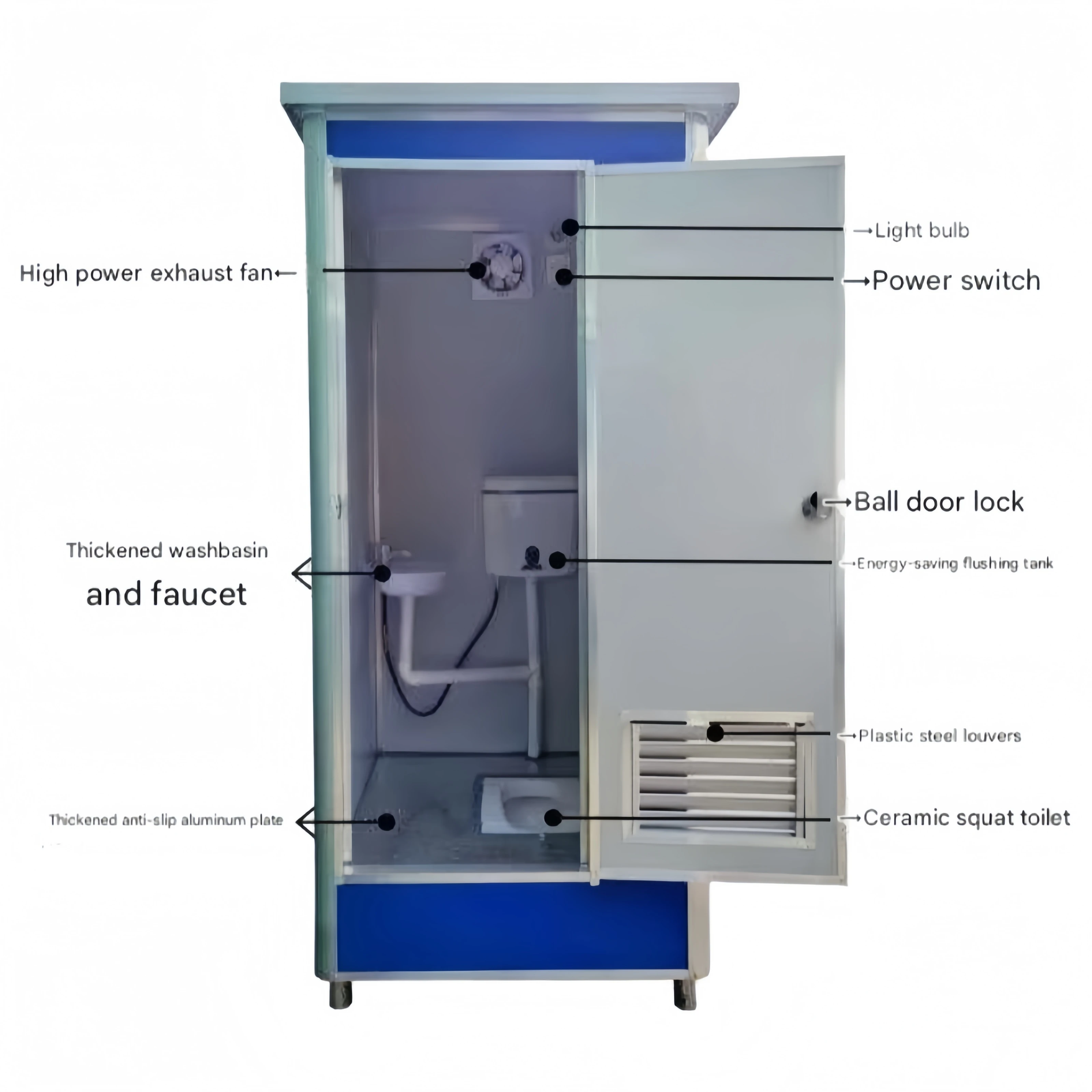 2026 Outdoor Portable Toilet a - огляд і ціна Portable Camping Shower