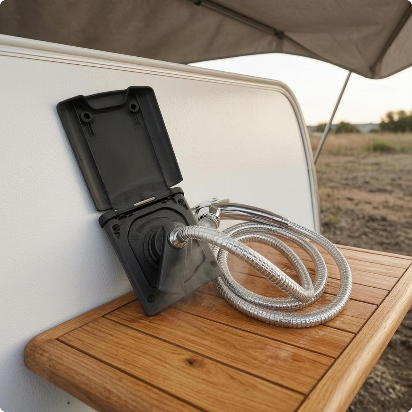 Wall Mounted Shower Head Set W - огляд і ціна Portable Camping Shower