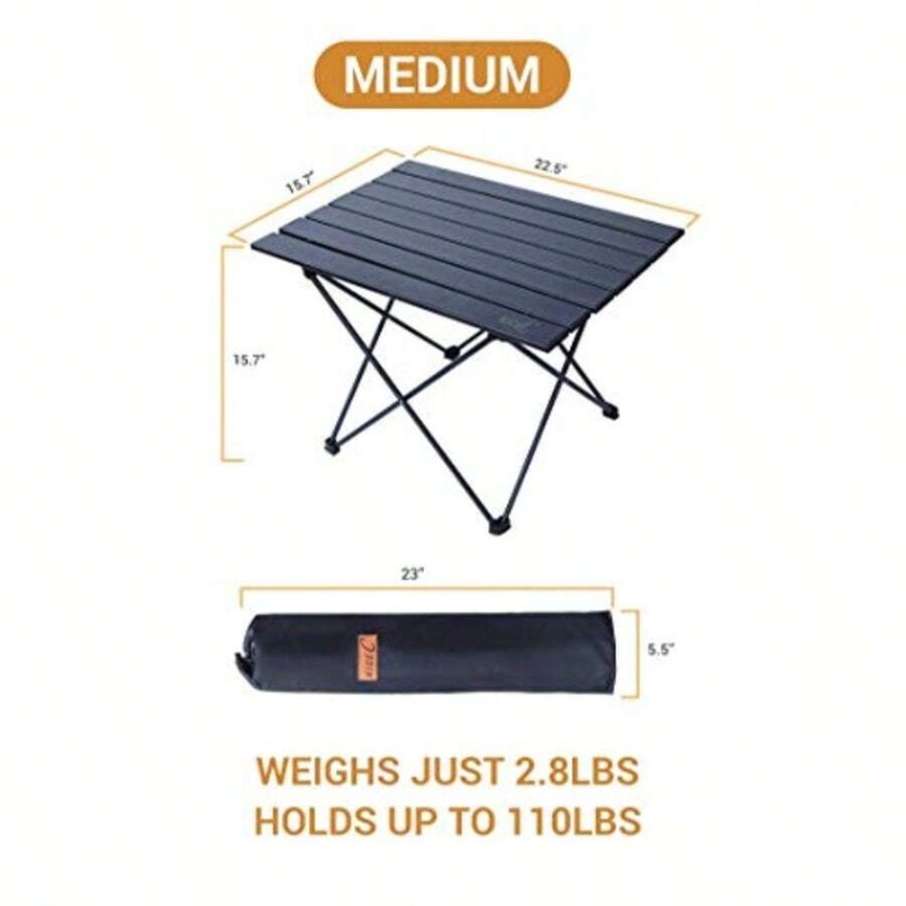 Ultralight Roll Up Aluminum Ca - огляд і ціна Outdoor Camping Cooking Table