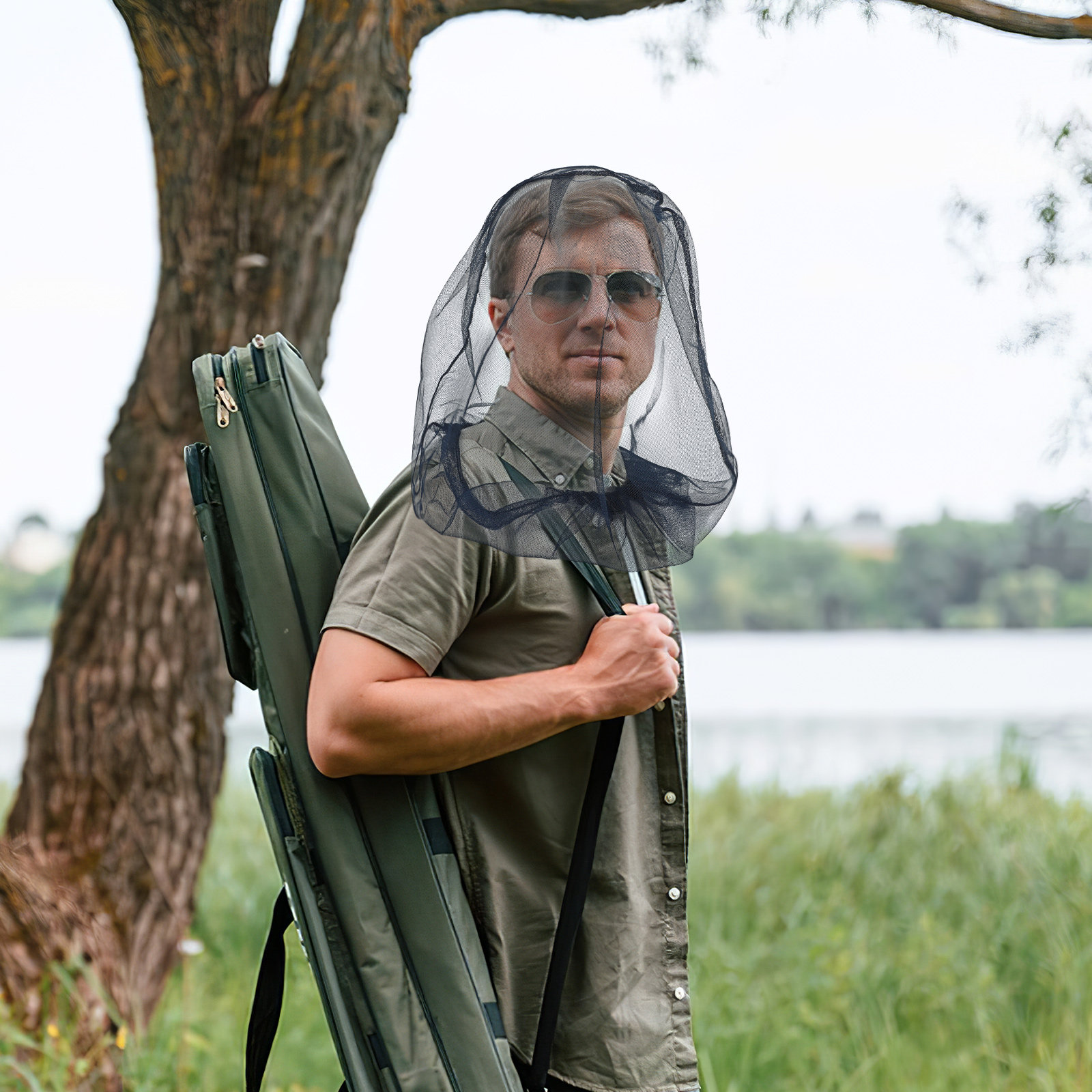 2Pcs Anti Mosquito Head Net Pr - огляд і ціна Outdoor Camping Mosquito Net