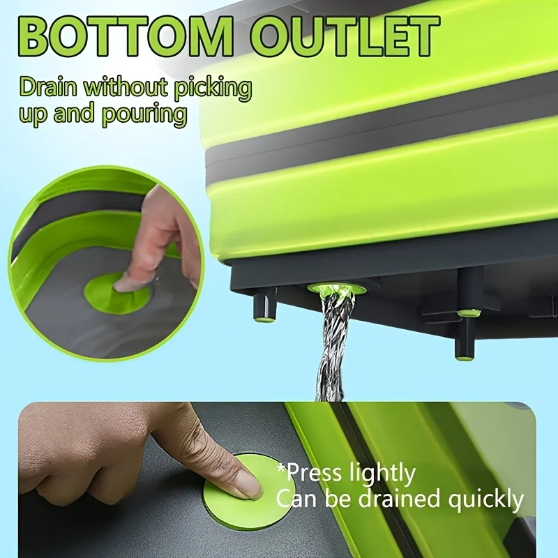 Portable Foldable Water Basin  - огляд і ціна Outdoor Camping Outlet