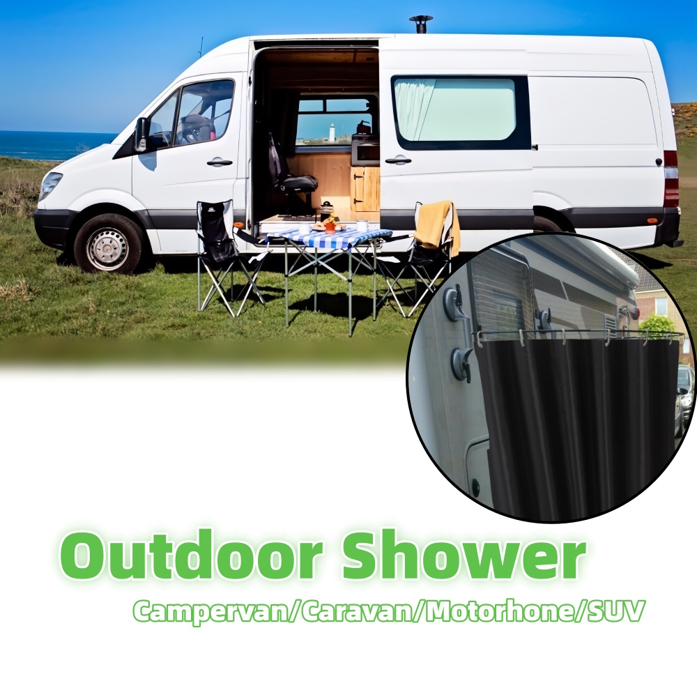 Outdoor Camping Shower Curtain - огляд і ціна Portable Camping Shower