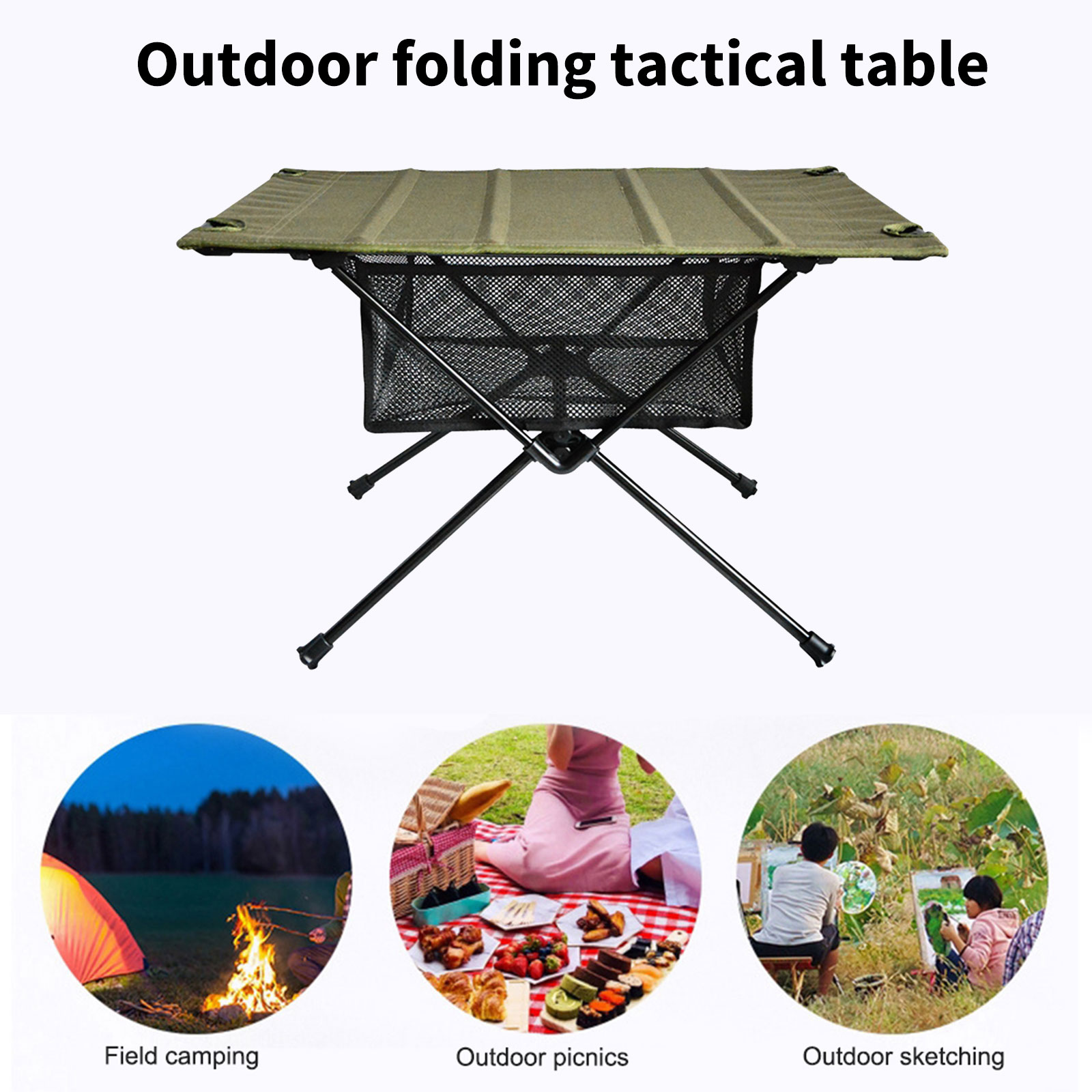 Camping Foldable Table Storage - огляд і ціна Outdoor Camping Table With Storage