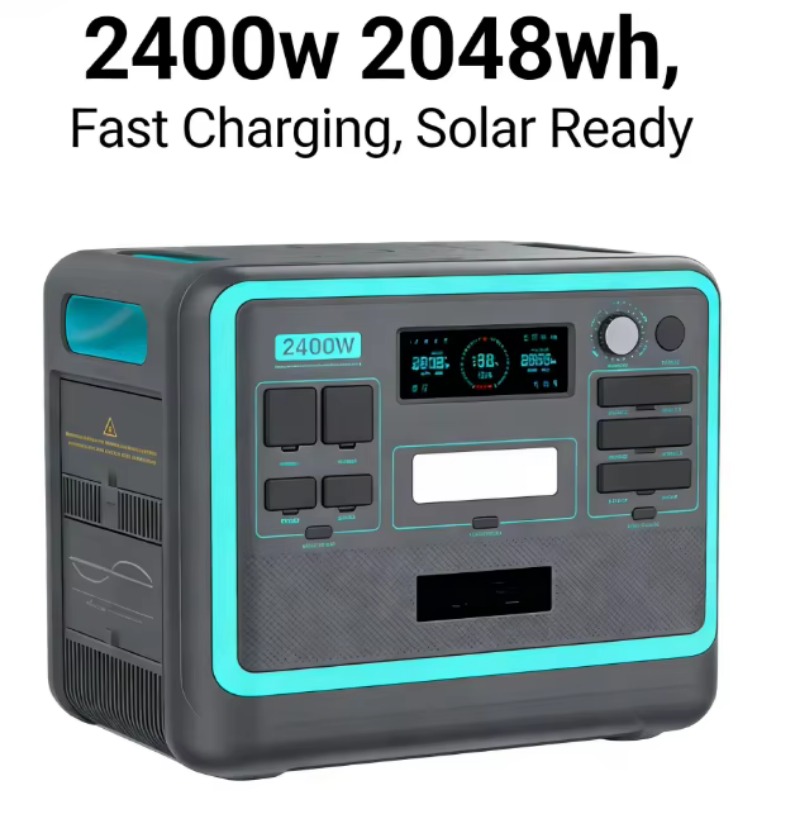 2400W 2048Wh Portable Station  - огляд і ціна Outdoor Camping Hiking