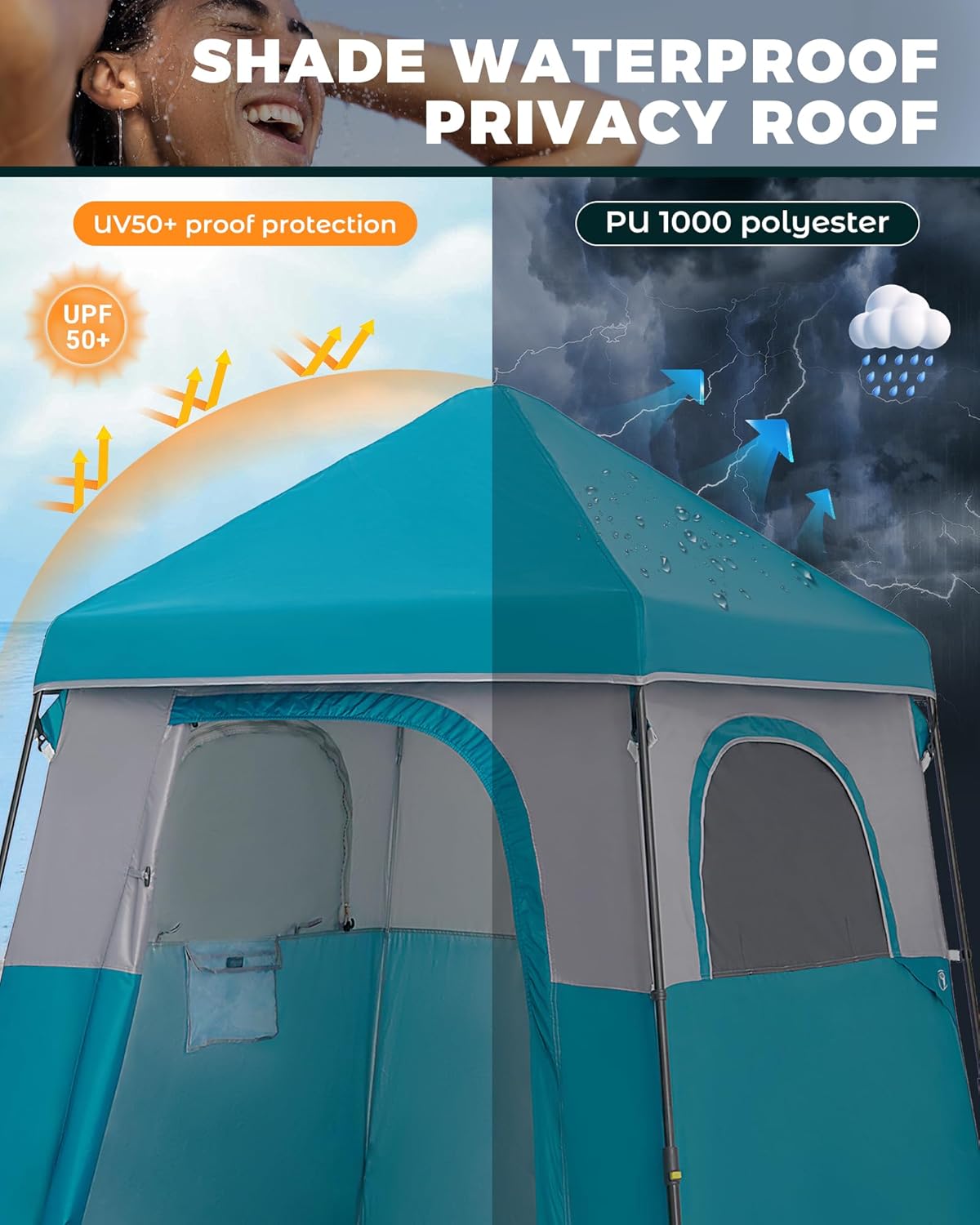Portable Privacy Shower Tent,  - огляд і ціна Outdoor Und Camping