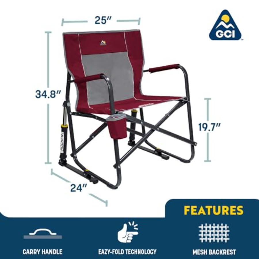 Freestyle Rocker Camping Chair - огляд і ціна Outdoor Camping Rocking Chair