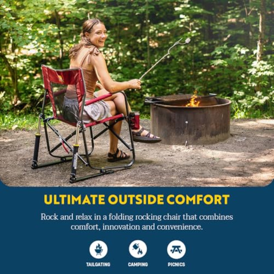 Freestyle Rocker Camping Chair - огляд і ціна Outdoor Camping Rocking Chair
