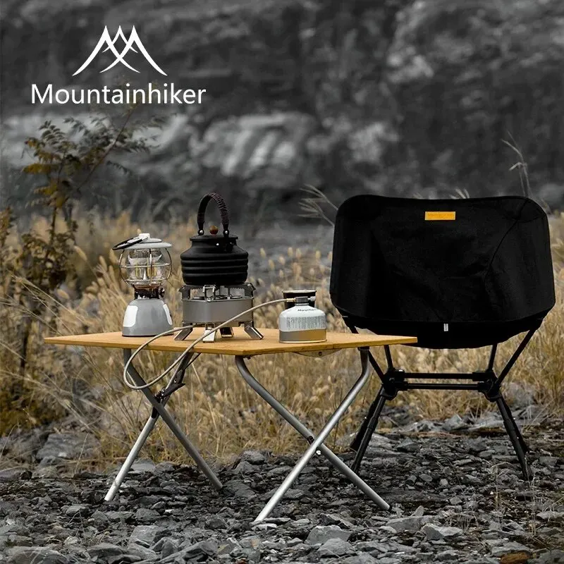MOUNTAINHIKER 2/3 Bamboo Foldi - огляд і ціна Outdoor Camping Table With Storage